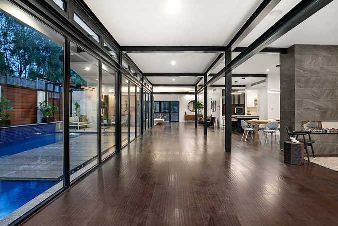 Hallway-of-Modular-Prefab-Luxury-House-built-in-China